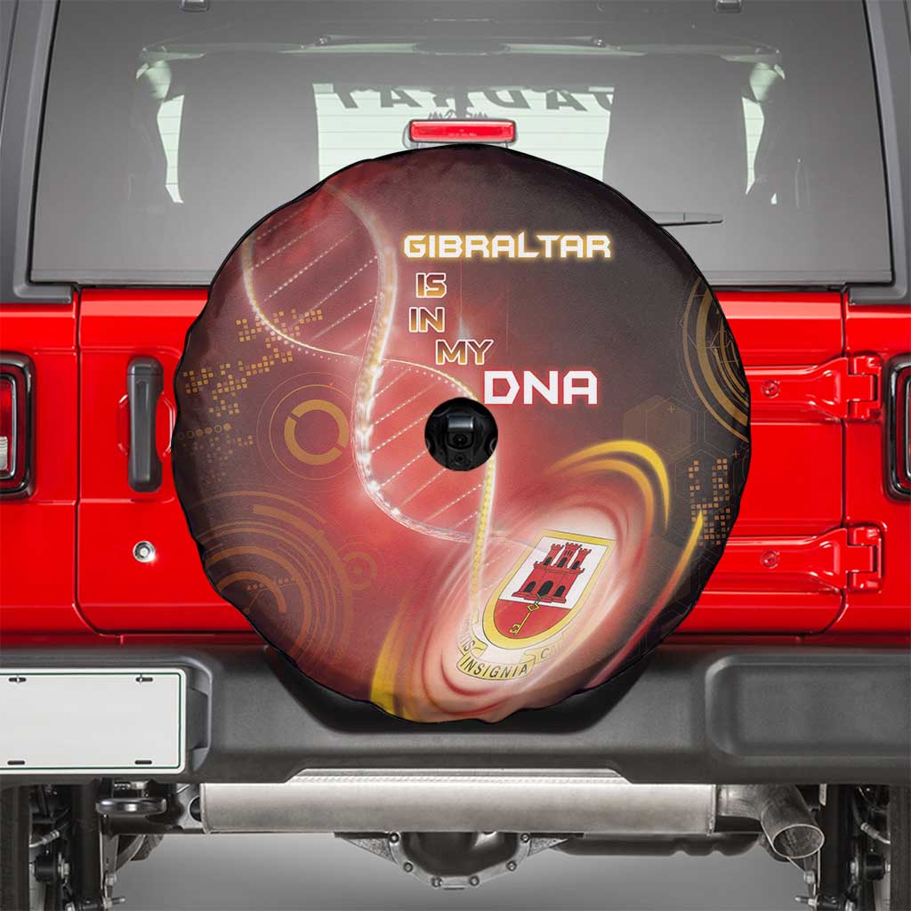 Gibraltar Is In My DNA Spare Tire Cover - Wonder Print Shop