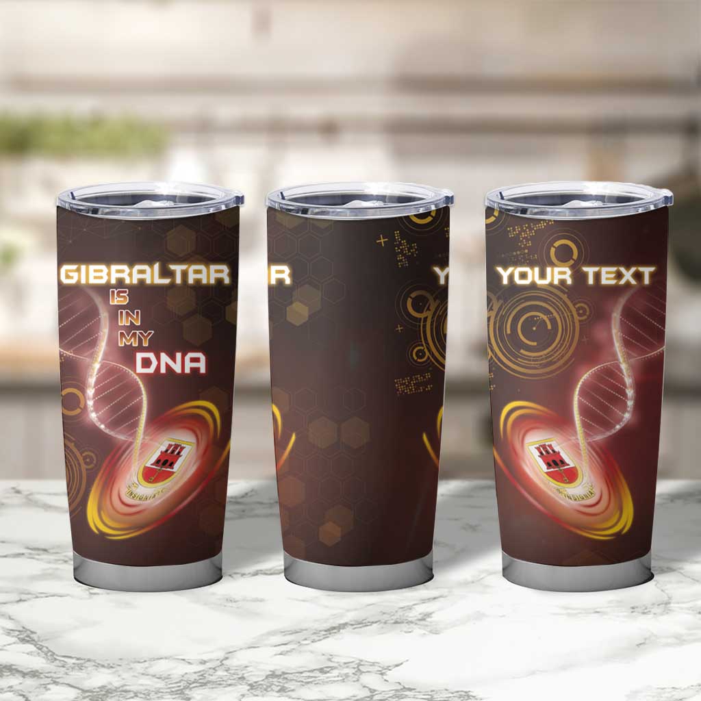 Personalized Gibraltar Is In My DNA Tumbler Cup - Wonder Print Shop