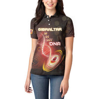 Personalized Gibraltar Is In My DNA Women Polo Shirt - Wonder Print Shop