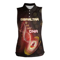 Personalized Gibraltar Is In My DNA Women Sleeveless Polo Shirt - Wonder Print Shop