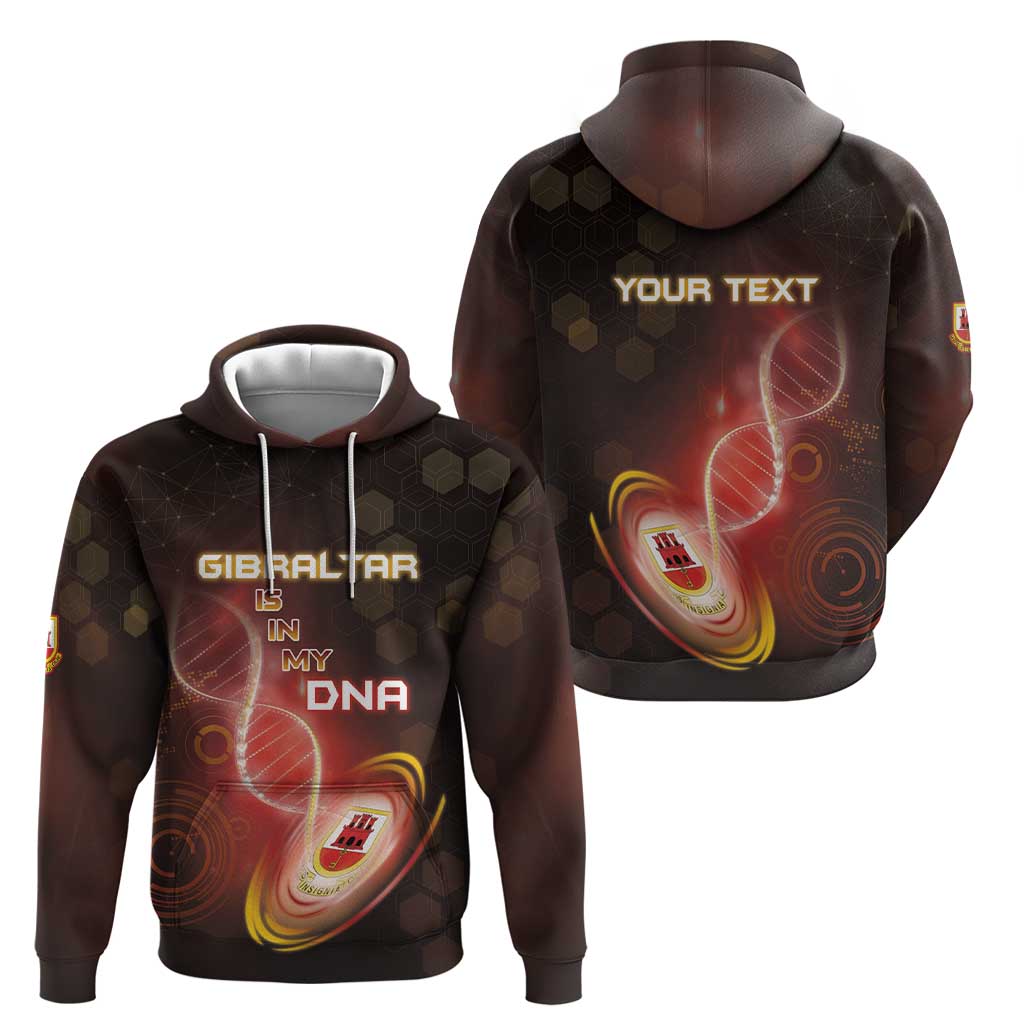 Personalized Gibraltar Is In My DNA Zip Hoodie - Wonder Print Shop