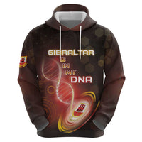 Personalized Gibraltar Is In My DNA Zip Hoodie - Wonder Print Shop