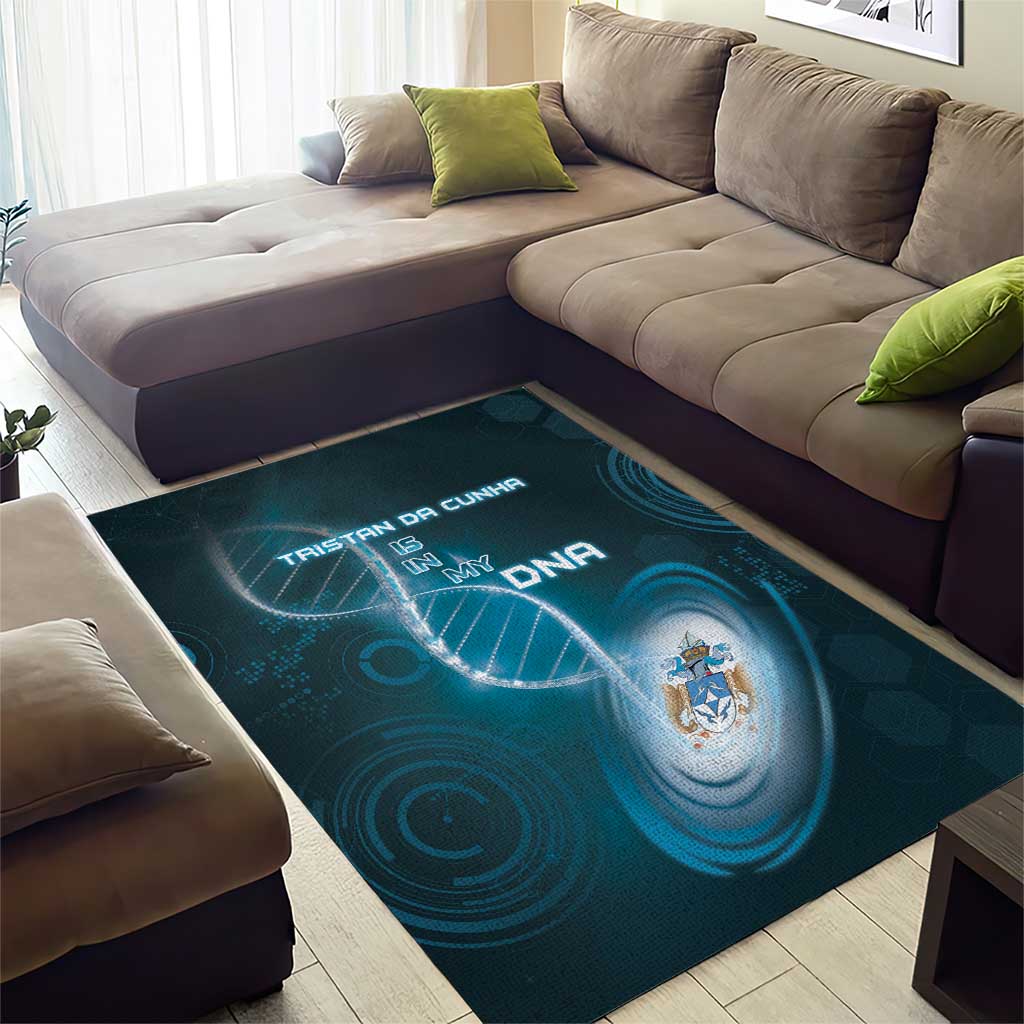 Tristan Da Cunha Is In My DNA Area Rug - Wonder Print Shop