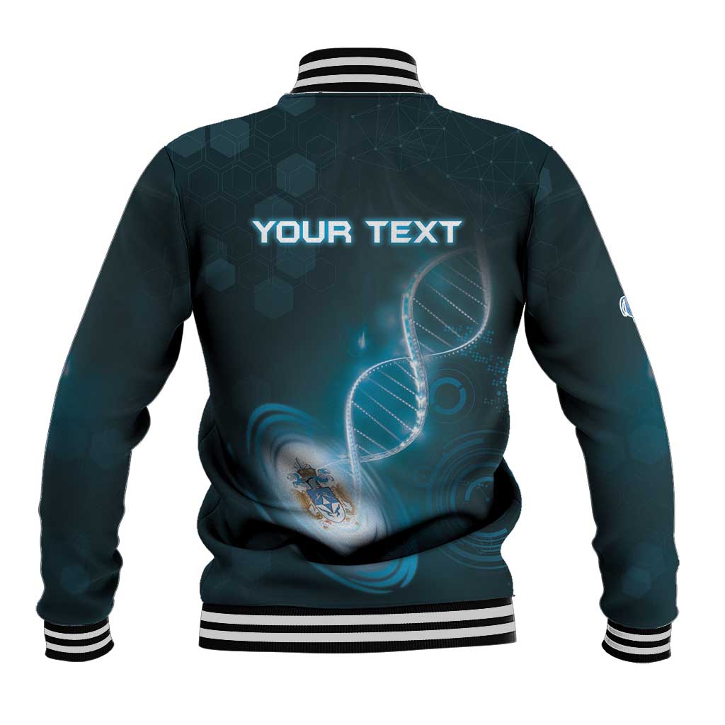 Personalized Tristan Da Cunha Is In My DNA Baseball Jacket - Wonder Print Shop