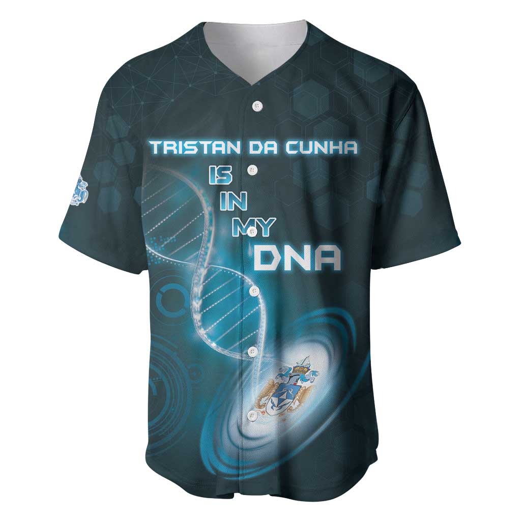 Personalized Tristan Da Cunha Is In My DNA Baseball Jersey - Wonder Print Shop