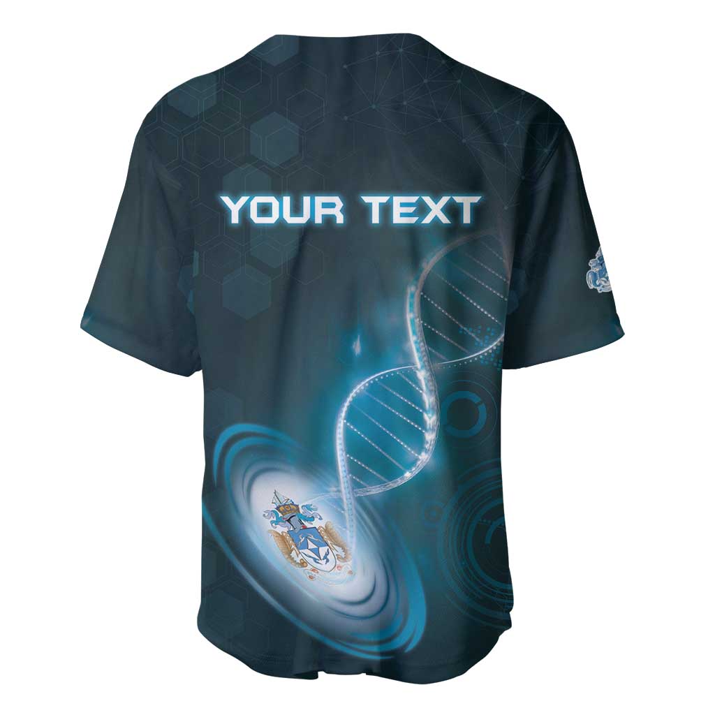 Personalized Tristan Da Cunha Is In My DNA Baseball Jersey - Wonder Print Shop
