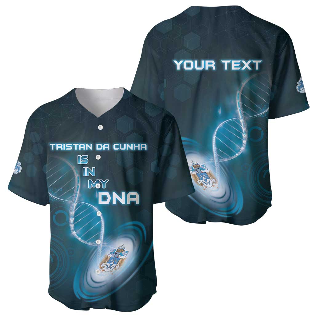 Personalized Tristan Da Cunha Is In My DNA Baseball Jersey - Wonder Print Shop