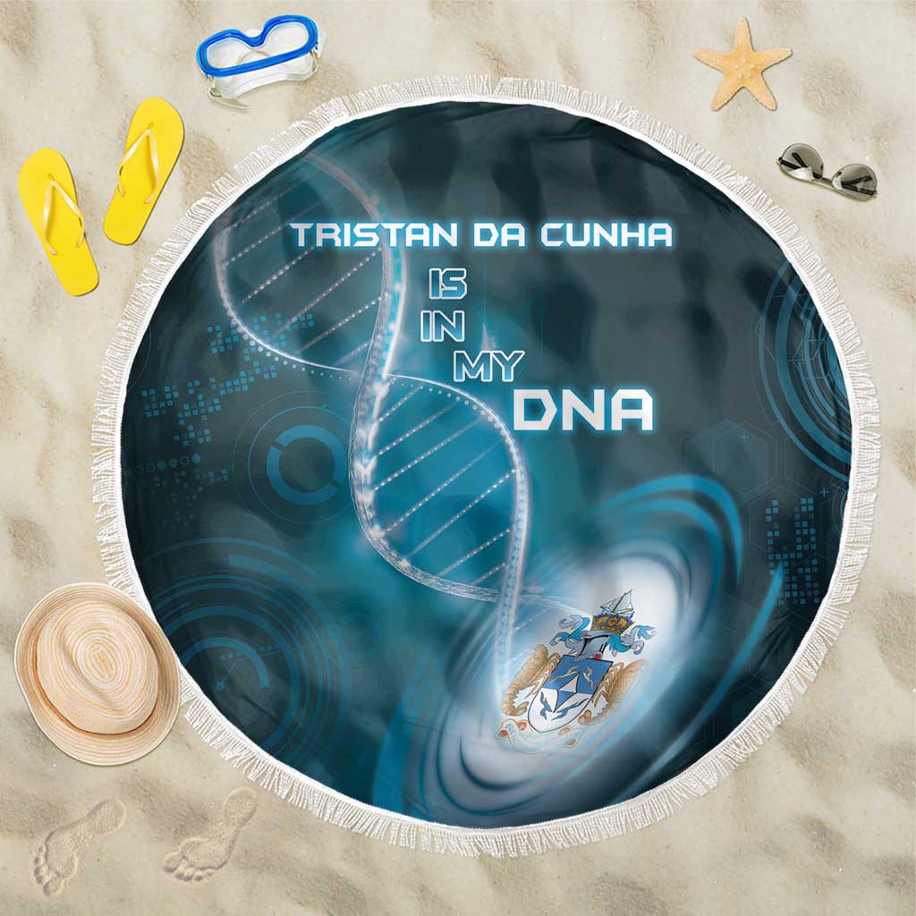 Tristan Da Cunha Is In My DNA Beach Blanket - Wonder Print Shop
