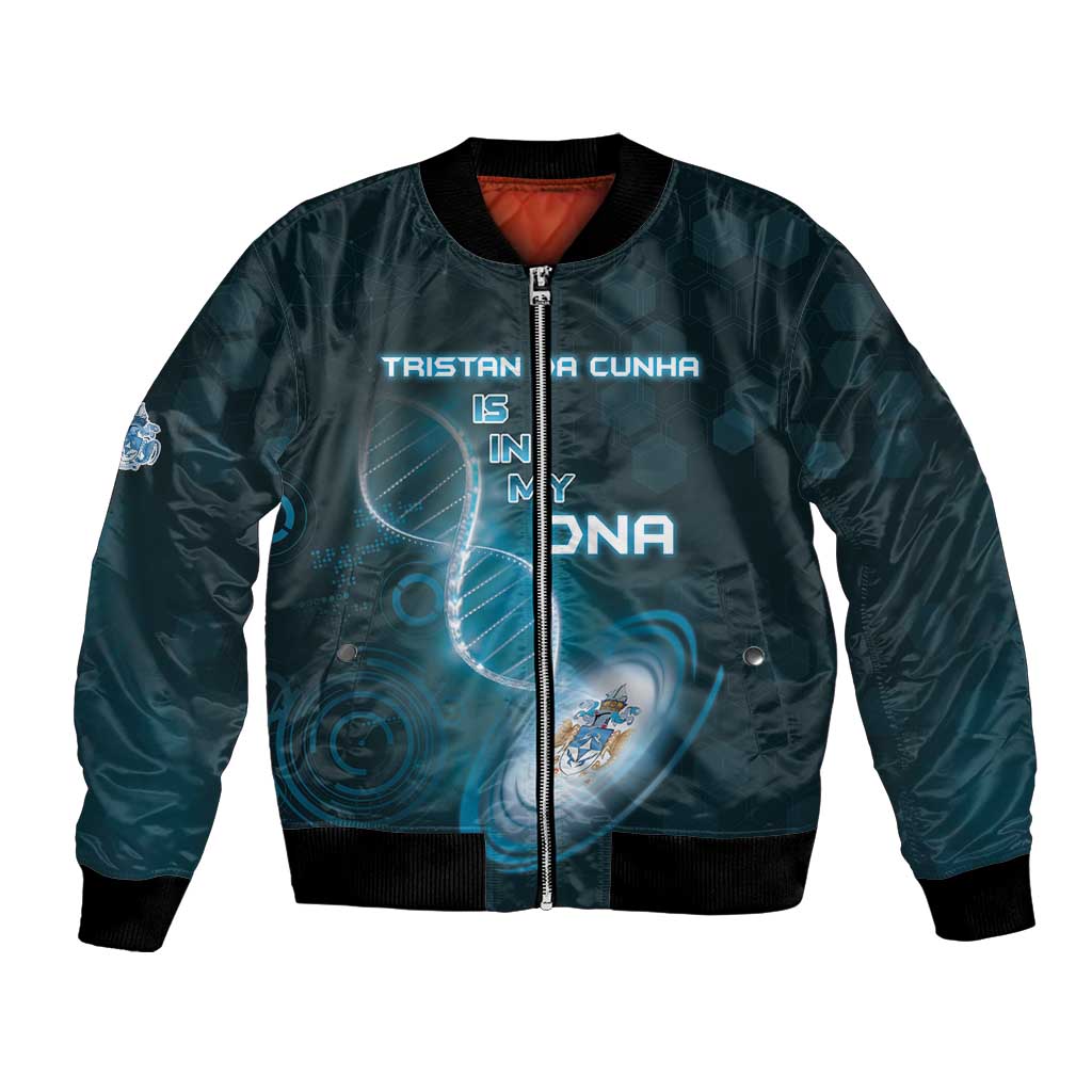 Personalized Tristan Da Cunha Is In My DNA Bomber Jacket - Wonder Print Shop