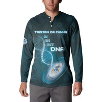 Personalized Tristan Da Cunha Is In My DNA Button Sweatshirt - Wonder Print Shop