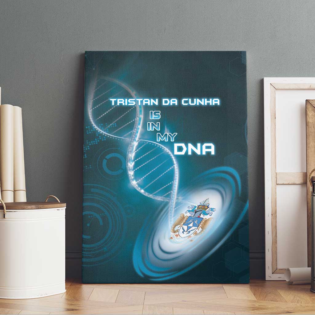 Tristan Da Cunha Is In My DNA Canvas Wall Art - Wonder Print Shop