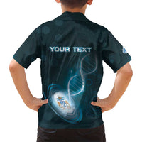 Personalized Tristan Da Cunha Is In My DNA Family Matching Off Shoulder Short Dress and Hawaiian Shirt - Wonder Print Shop