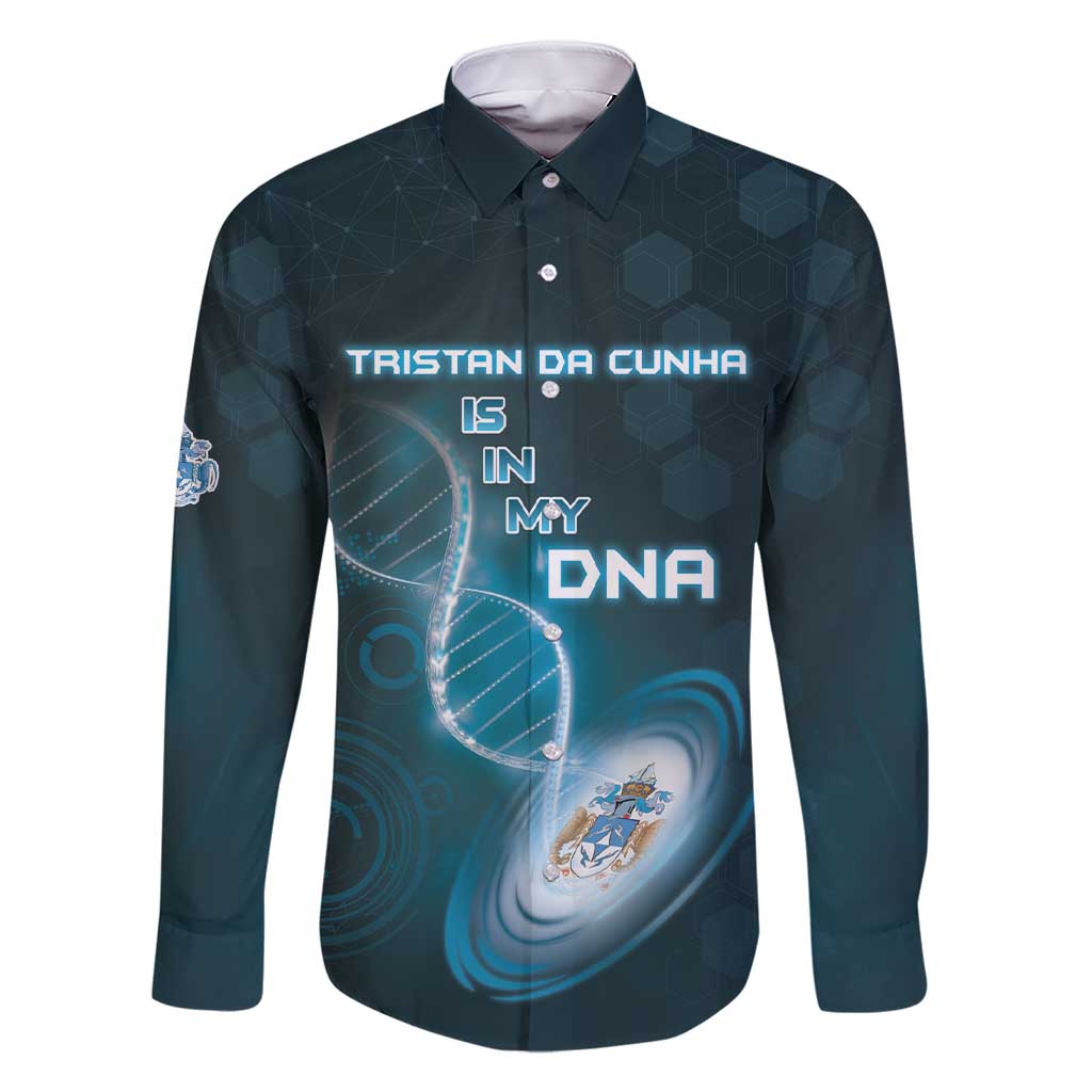 Personalized Tristan Da Cunha Is In My DNA Family Matching Short Sleeve Bodycon Dress and Hawaiian Shirt - Wonder Print Shop