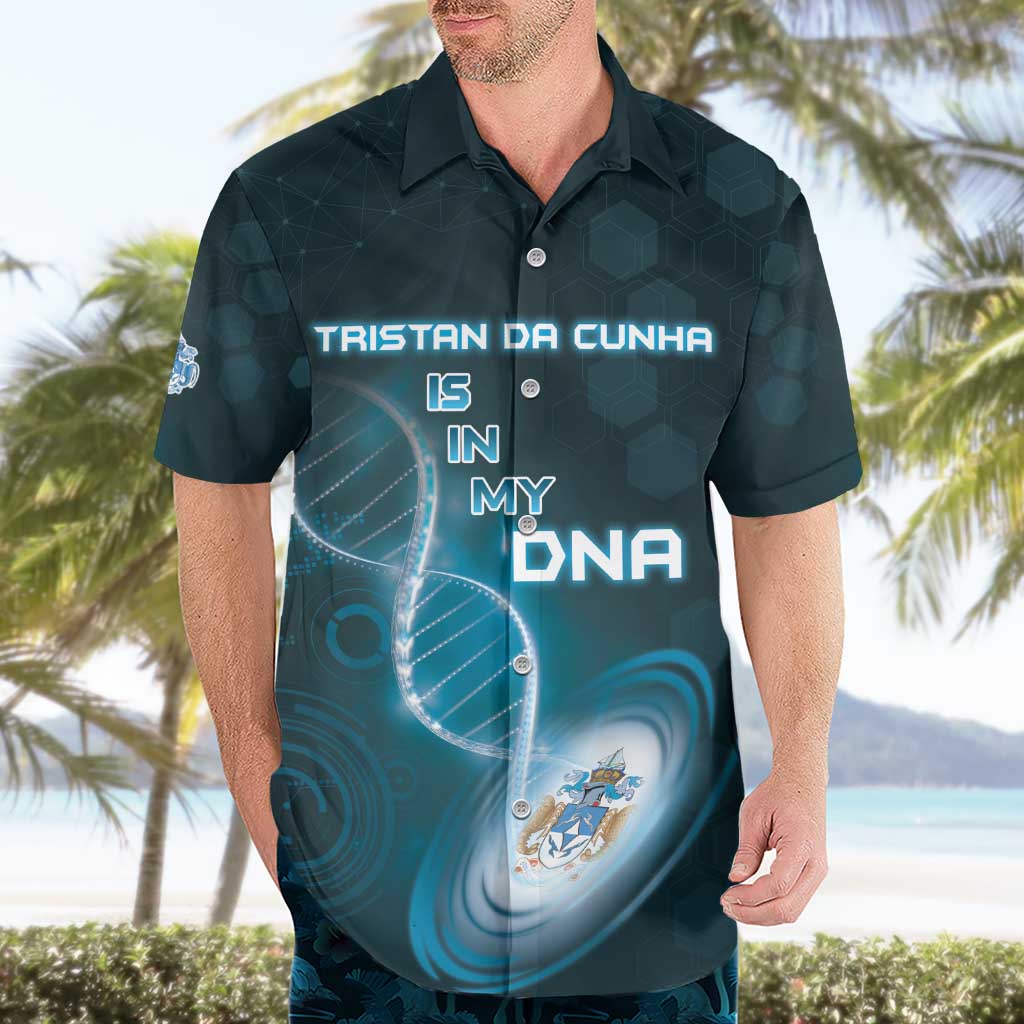 Personalized Tristan Da Cunha Is In My DNA Hawaiian Shirt - Wonder Print Shop