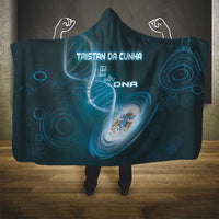 Tristan Da Cunha Is In My DNA Hooded Blanket - Wonder Print Shop