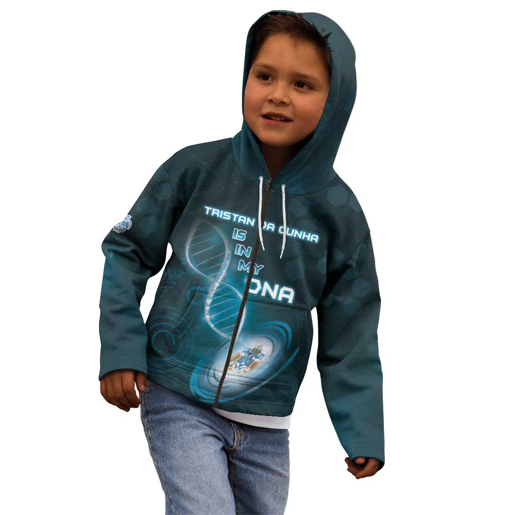 Personalized Tristan Da Cunha Is In My DNA Kid Hoodie - Wonder Print Shop