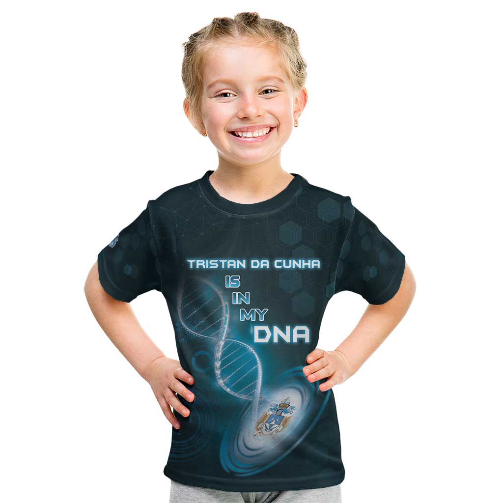 Personalized Tristan Da Cunha Is In My DNA Kid T Shirt - Wonder Print Shop