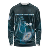 Personalized Tristan Da Cunha Is In My DNA Long Sleeve Shirt - Wonder Print Shop