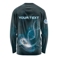 Personalized Tristan Da Cunha Is In My DNA Long Sleeve Shirt - Wonder Print Shop