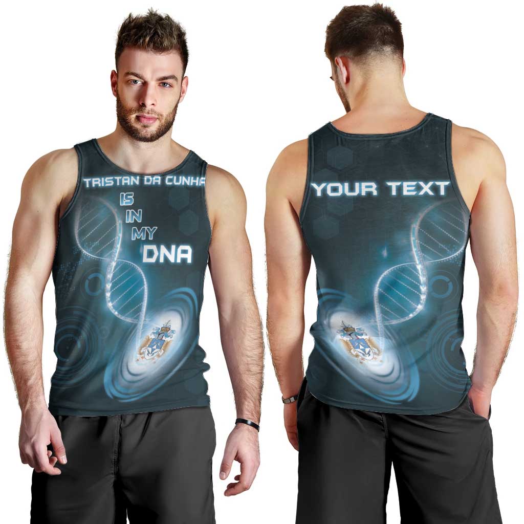 Personalized Tristan Da Cunha Is In My DNA Men Tank Top - Wonder Print Shop