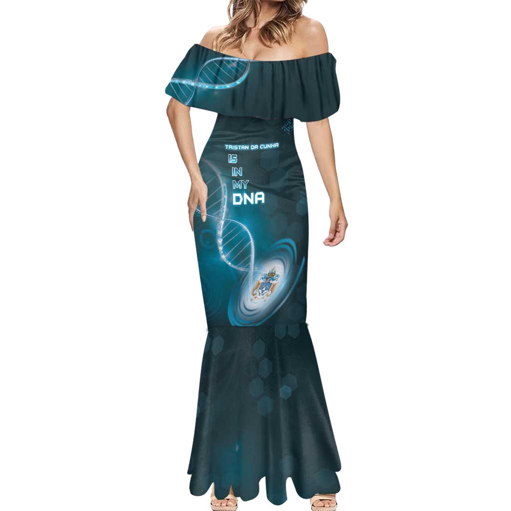 Personalized Tristan Da Cunha Is In My DNA Mermaid Dress - Wonder Print Shop