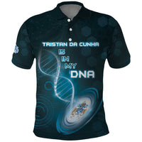 Personalized Tristan Da Cunha Is In My DNA Polo Shirt - Wonder Print Shop