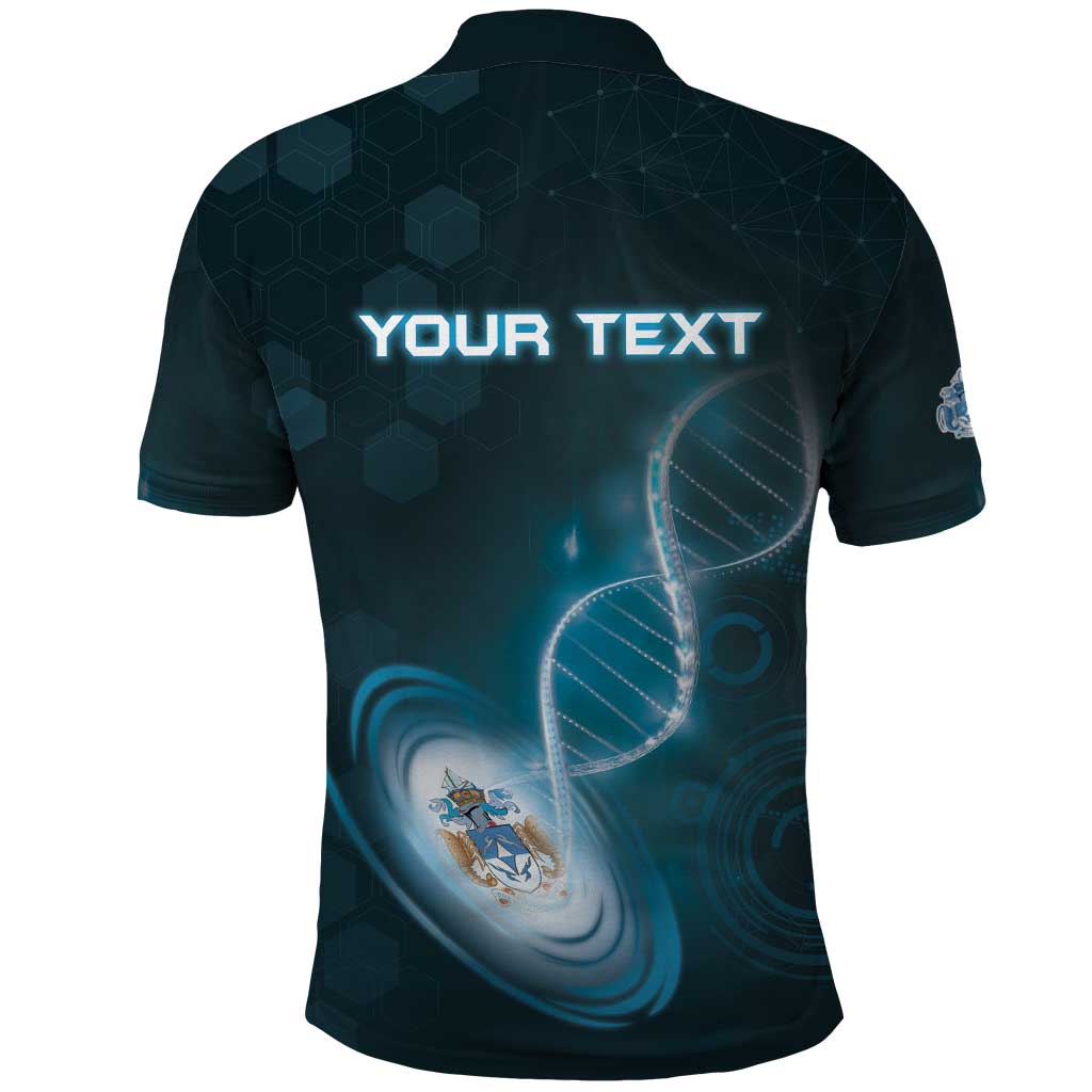 Personalized Tristan Da Cunha Is In My DNA Polo Shirt - Wonder Print Shop