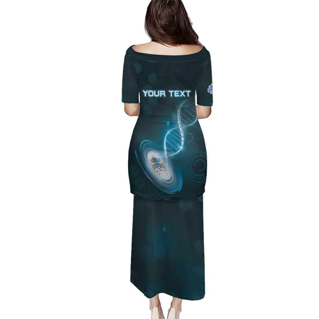 Personalized Tristan Da Cunha Is In My DNA Puletasi - Wonder Print Shop