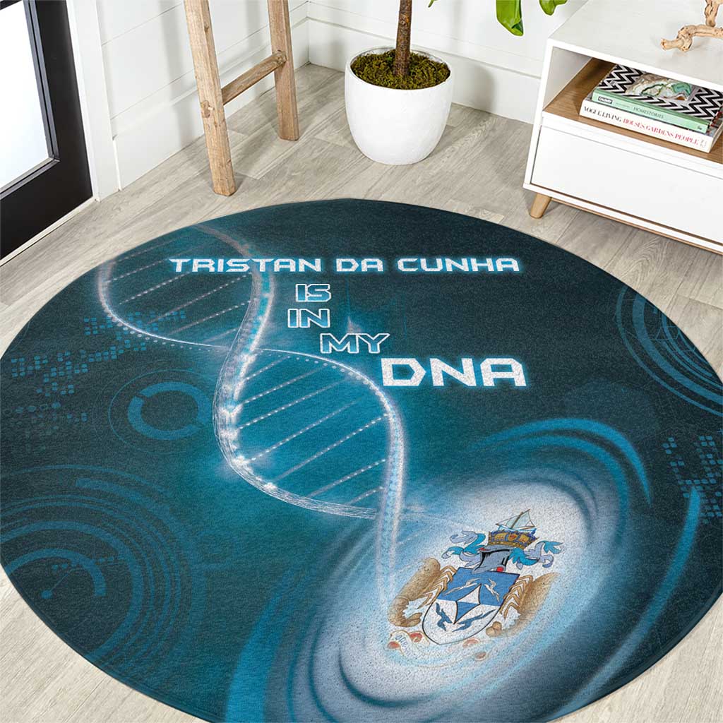 Tristan Da Cunha Is In My DNA Round Carpet - Wonder Print Shop