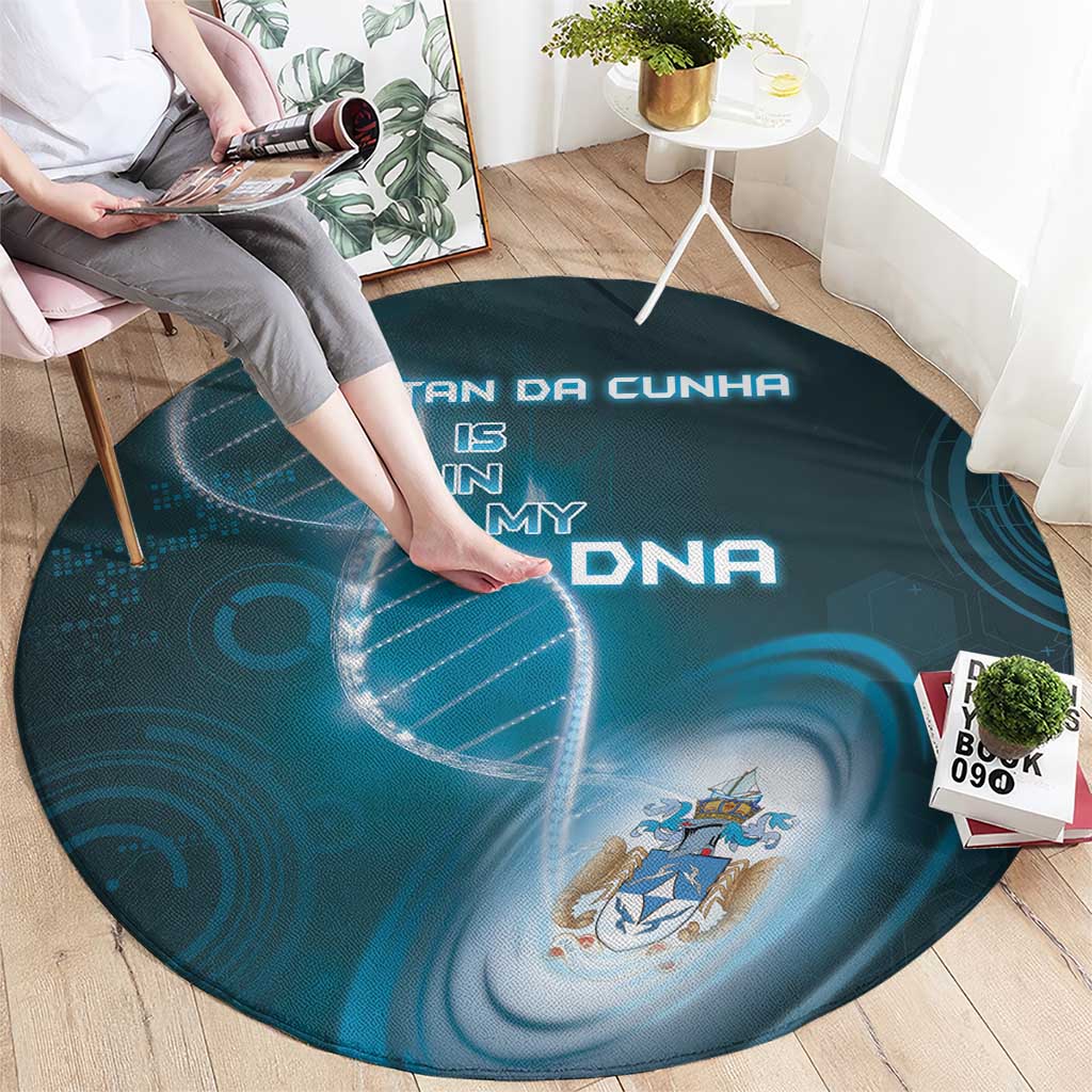Tristan Da Cunha Is In My DNA Round Carpet - Wonder Print Shop