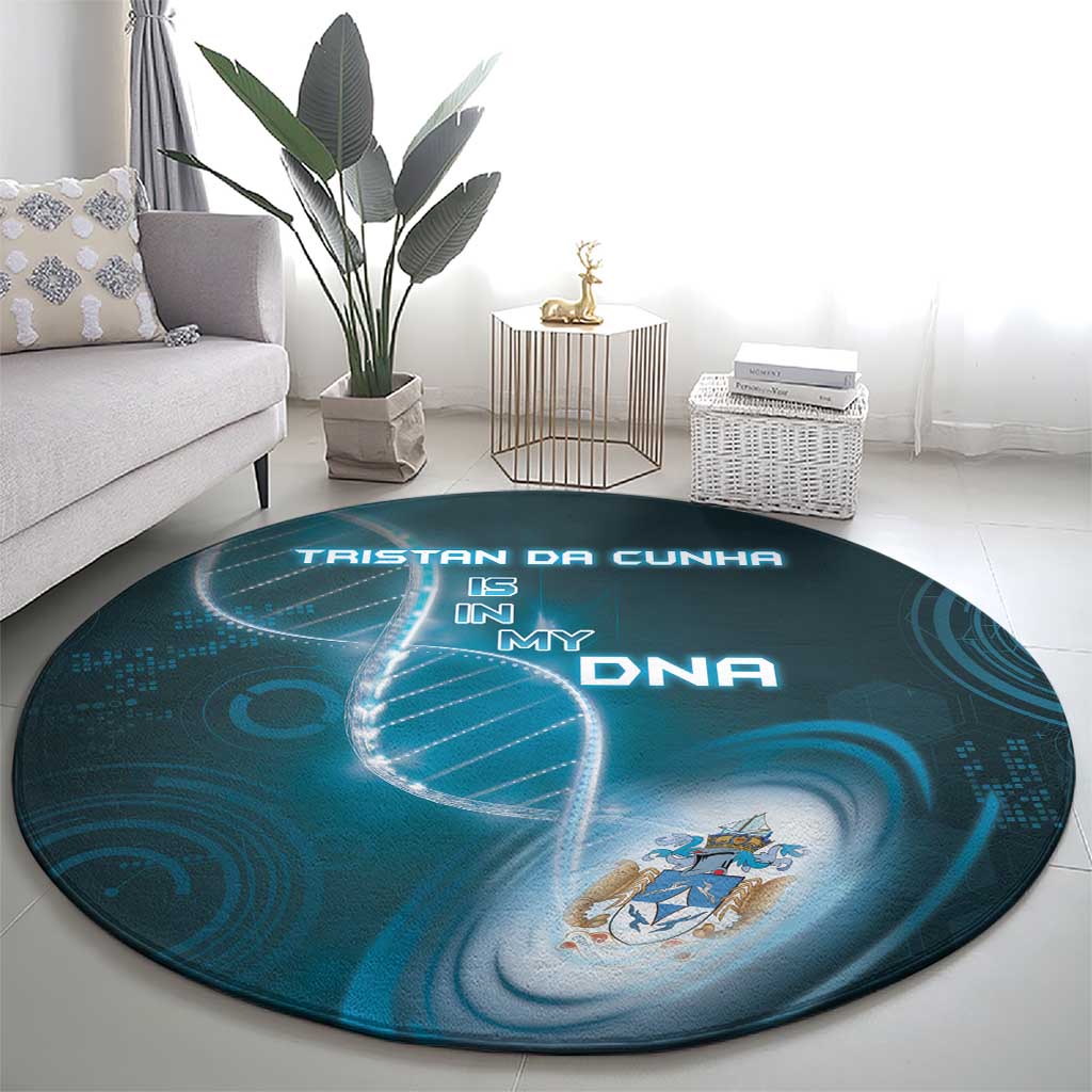 Tristan Da Cunha Is In My DNA Round Carpet - Wonder Print Shop