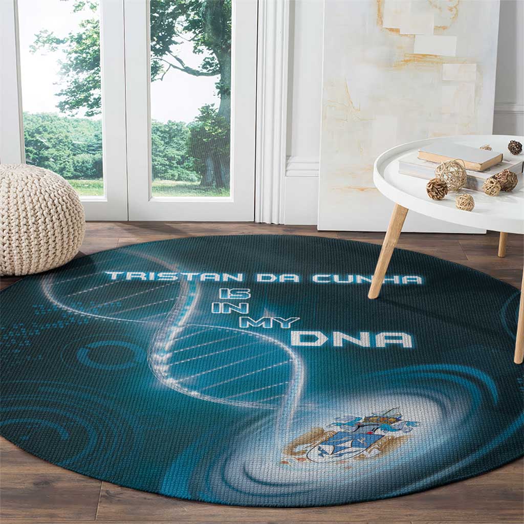 Tristan Da Cunha Is In My DNA Round Carpet - Wonder Print Shop