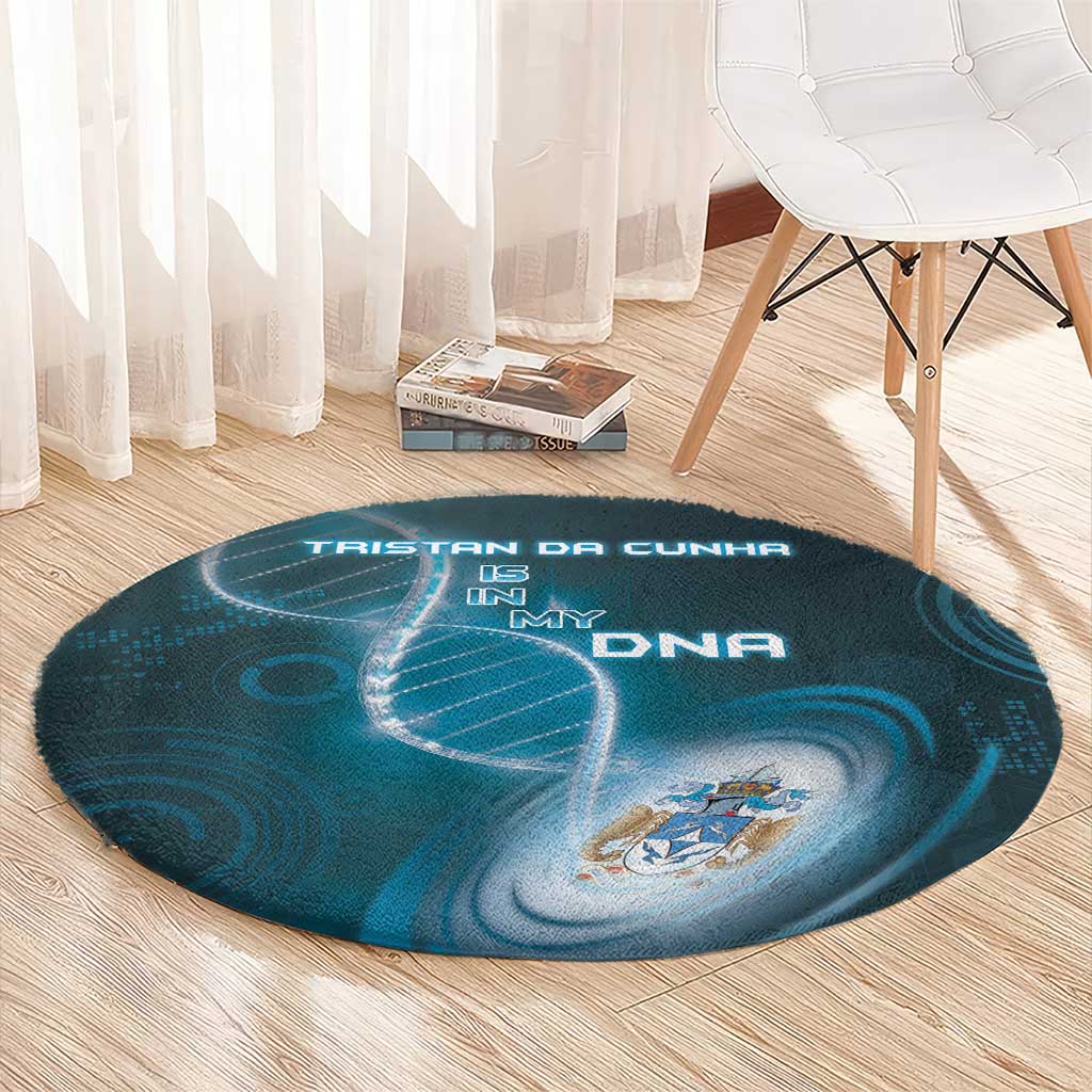 Tristan Da Cunha Is In My DNA Round Carpet - Wonder Print Shop