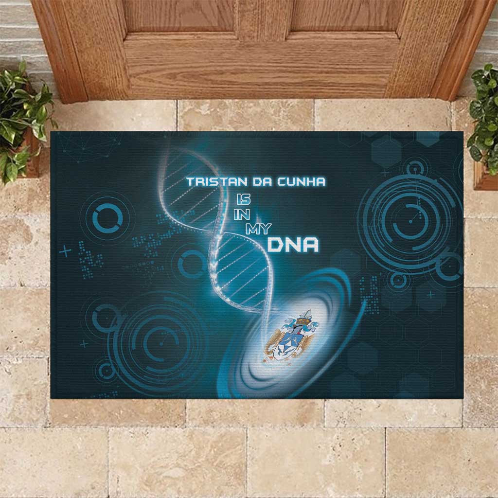 Tristan Da Cunha Is In My DNA Rubber Doormat - Wonder Print Shop