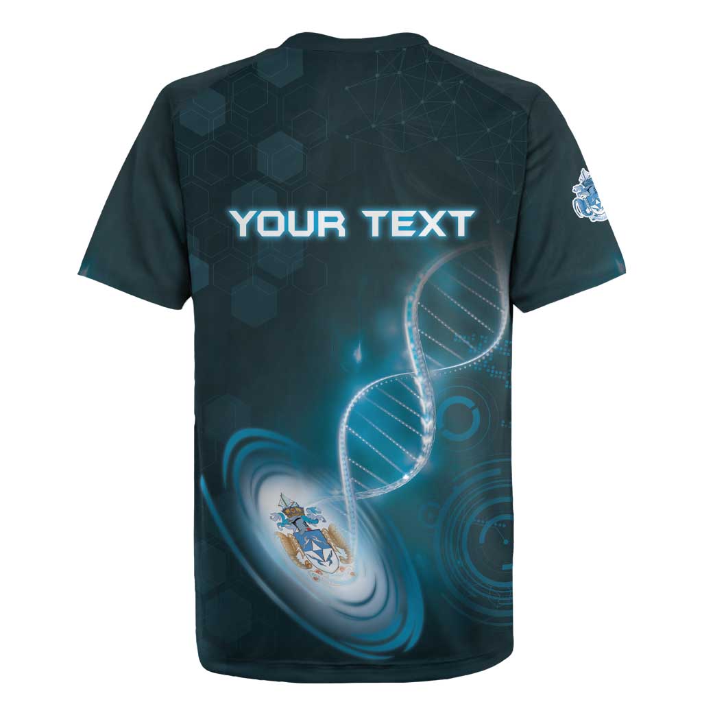 Personalized Tristan Da Cunha Is In My DNA Rugby Jersey - Wonder Print Shop