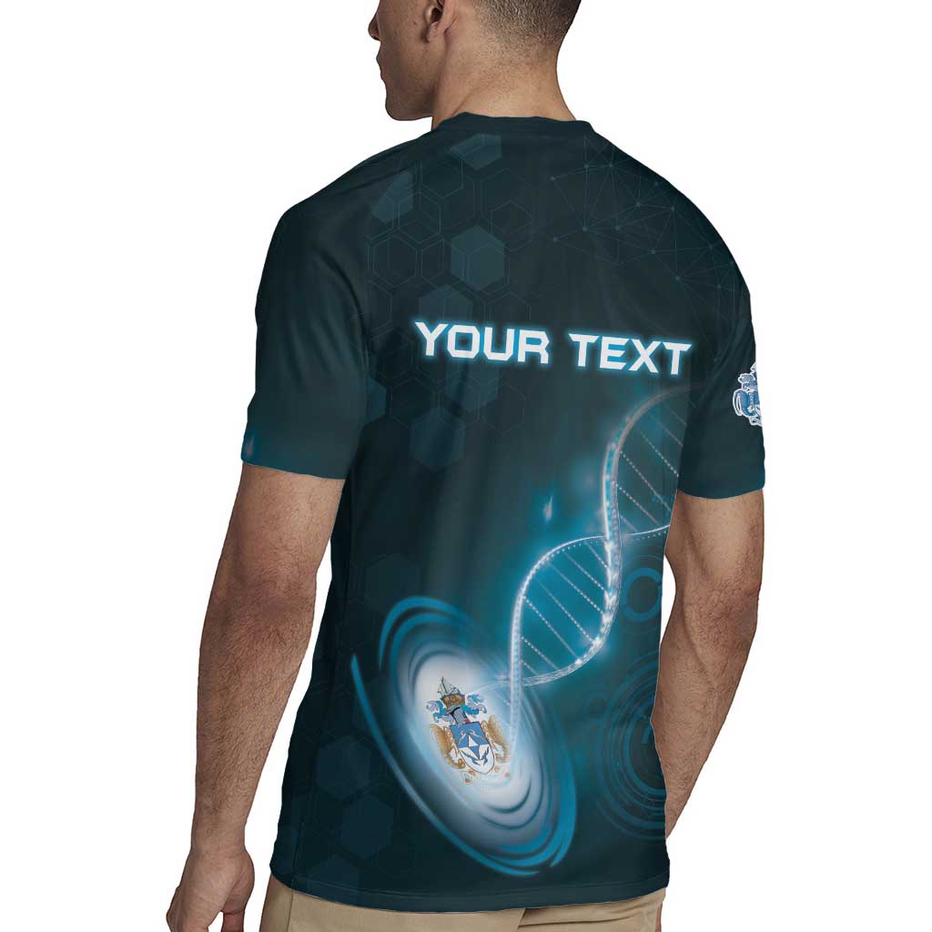 Personalized Tristan Da Cunha Is In My DNA Rugby Jersey - Wonder Print Shop