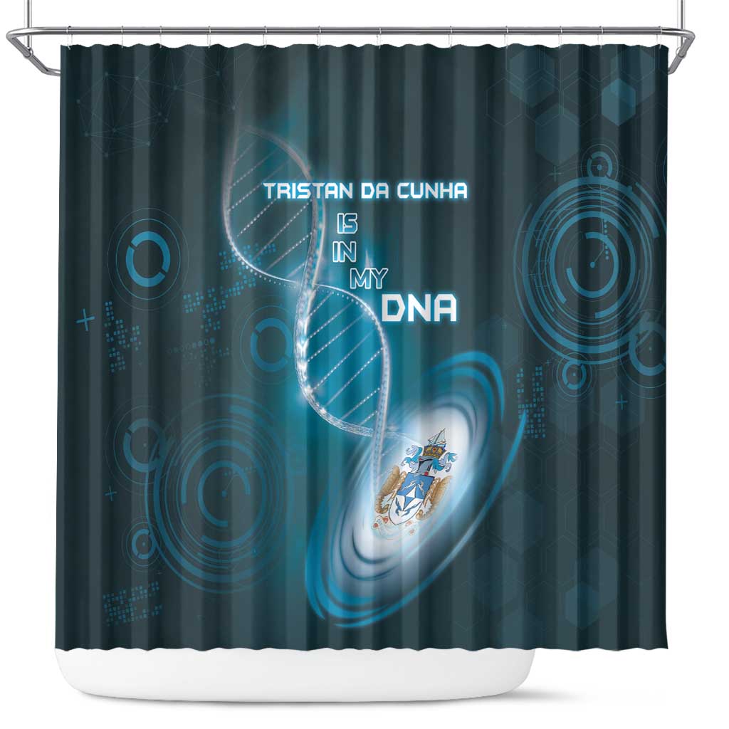 Tristan Da Cunha Is In My DNA Shower Curtain - Wonder Print Shop