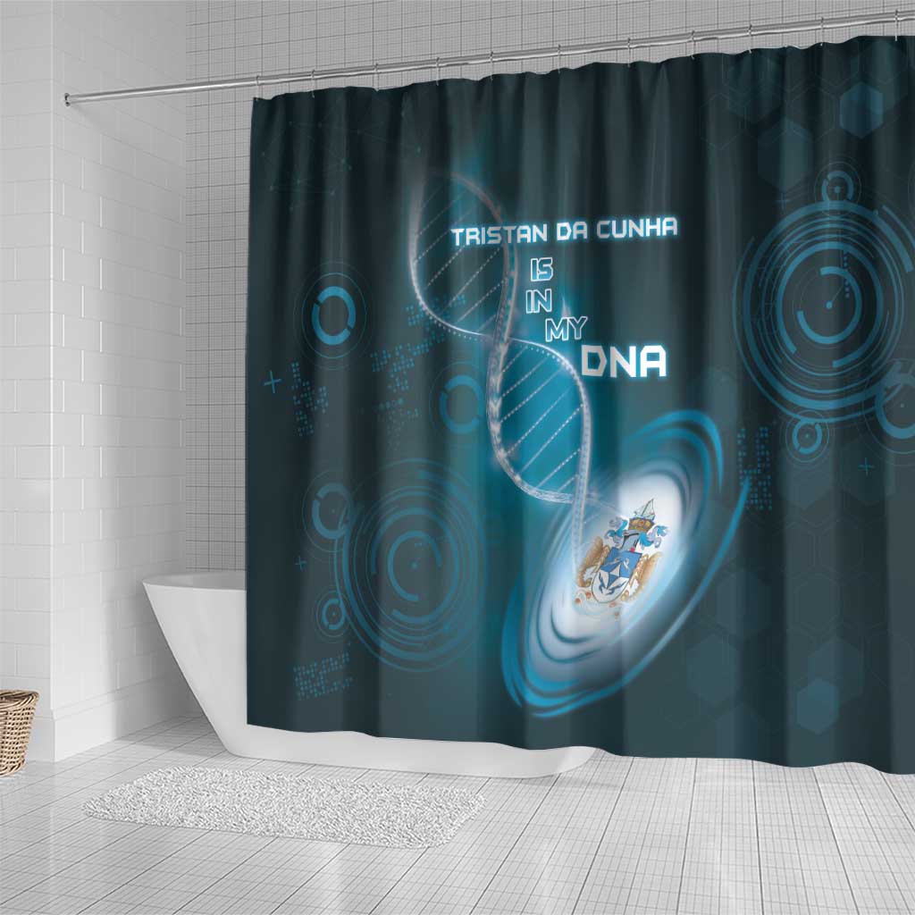 Tristan Da Cunha Is In My DNA Shower Curtain - Wonder Print Shop