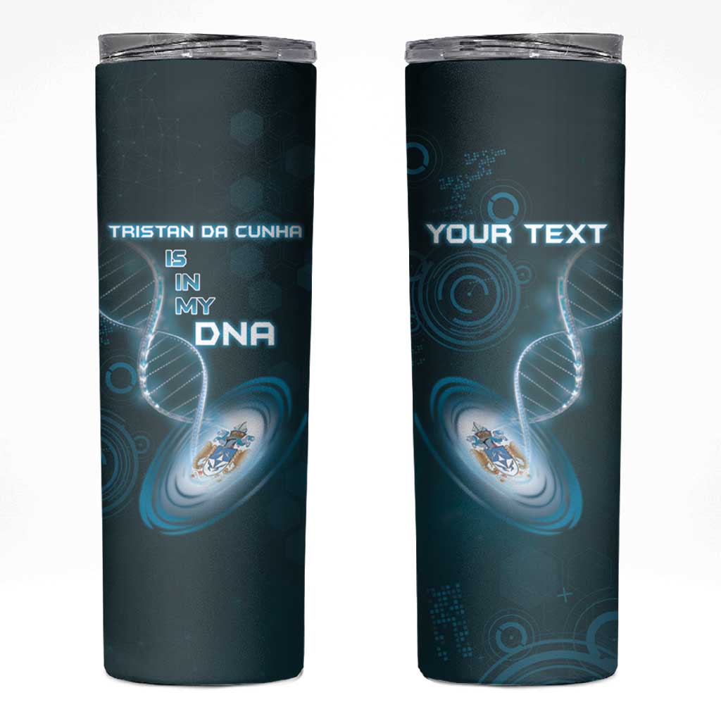 Personalized Tristan Da Cunha Is In My DNA Skinny Tumbler - Wonder Print Shop
