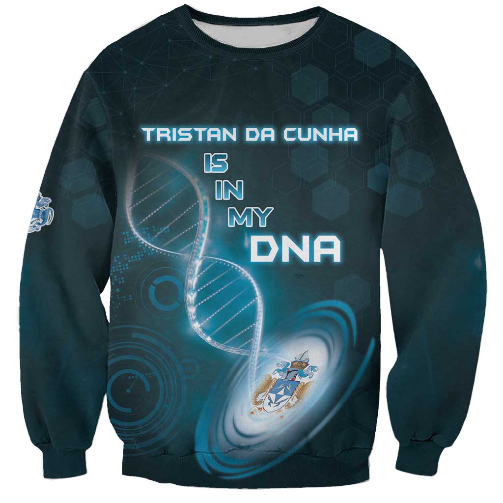 Personalized Tristan Da Cunha Is In My DNA Sweatshirt - Wonder Print Shop