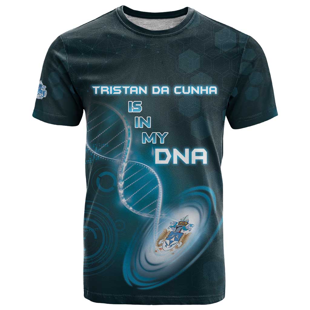 Personalized Tristan Da Cunha Is In My DNA T Shirt - Wonder Print Shop