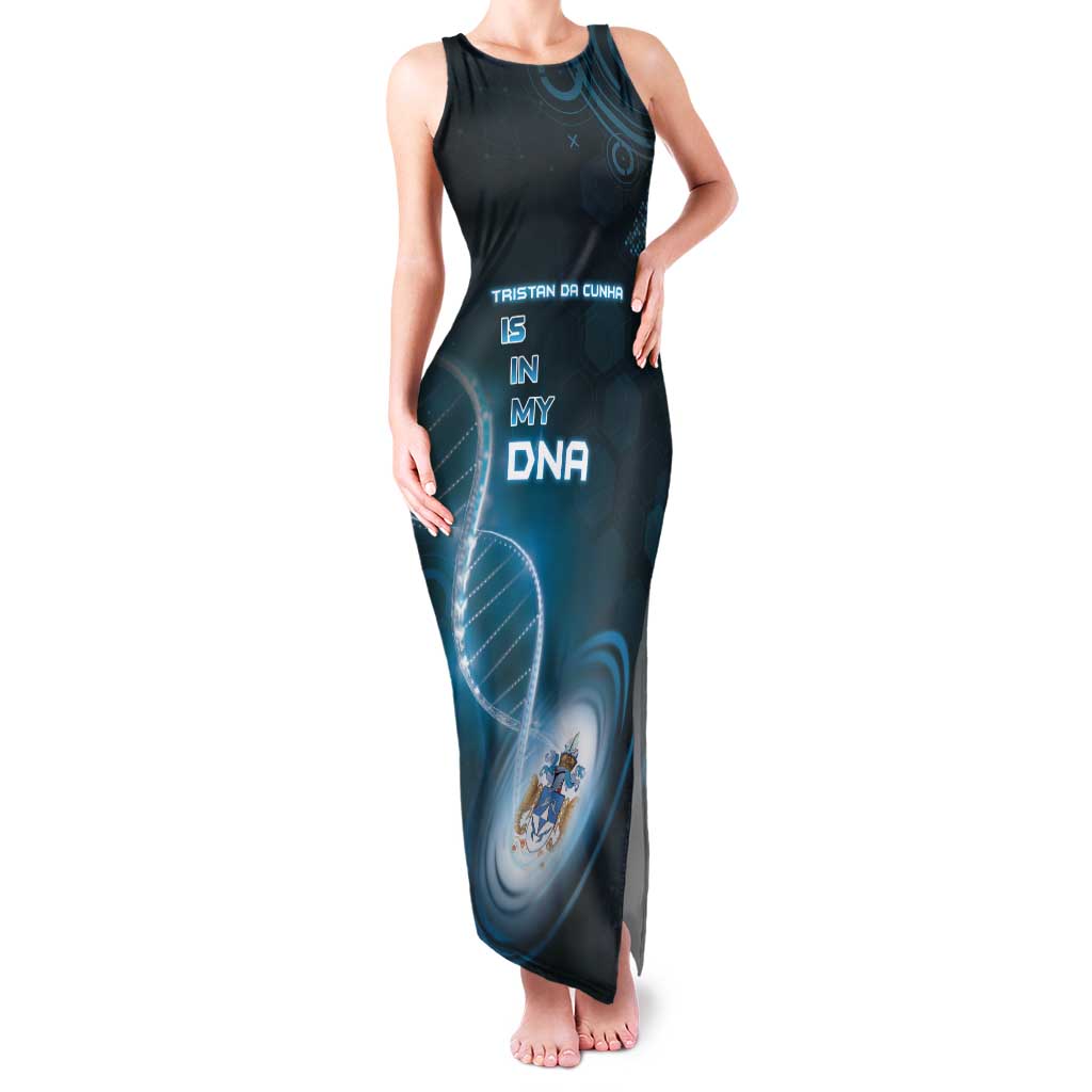 Personalized Tristan Da Cunha Is In My DNA Tank Maxi Dress - Wonder Print Shop