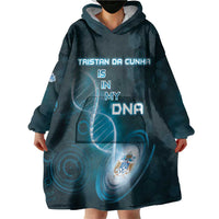 Personalized Tristan Da Cunha Is In My DNA Wearable Blanket Hoodie - Wonder Print Shop