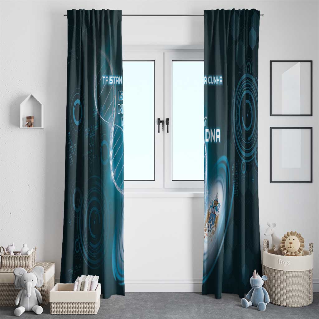 Tristan Da Cunha Is In My DNA Window Curtain - Wonder Print Shop
