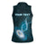 Personalized Tristan Da Cunha Is In My DNA Women Sleeveless Polo Shirt - Wonder Print Shop