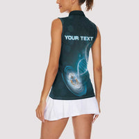Personalized Tristan Da Cunha Is In My DNA Women Sleeveless Polo Shirt - Wonder Print Shop