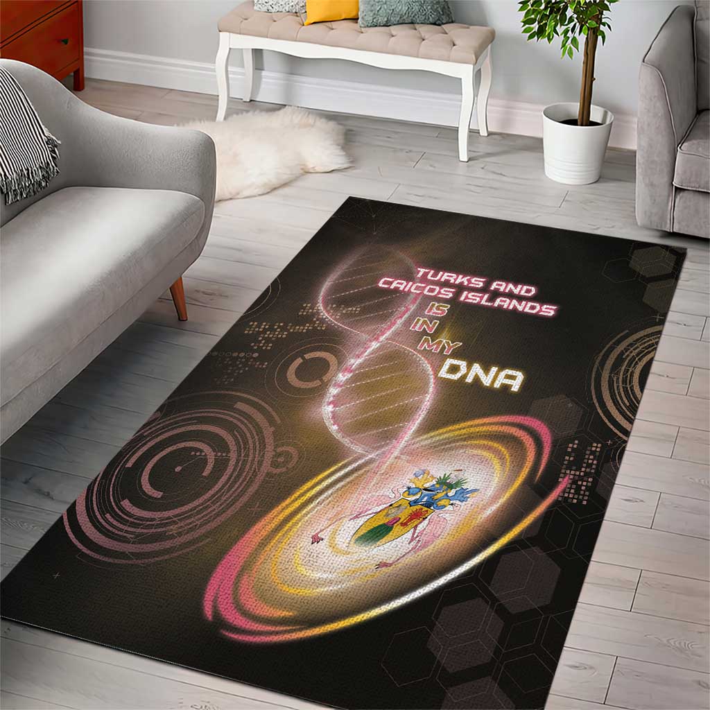 Turks And Caicos Islands Is In My DNA Area Rug - Wonder Print Shop
