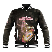 Personalized Turks And Caicos Islands Is In My DNA Baseball Jacket - Wonder Print Shop