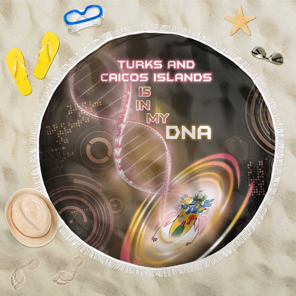 Turks And Caicos Islands Is In My DNA Beach Blanket - Wonder Print Shop