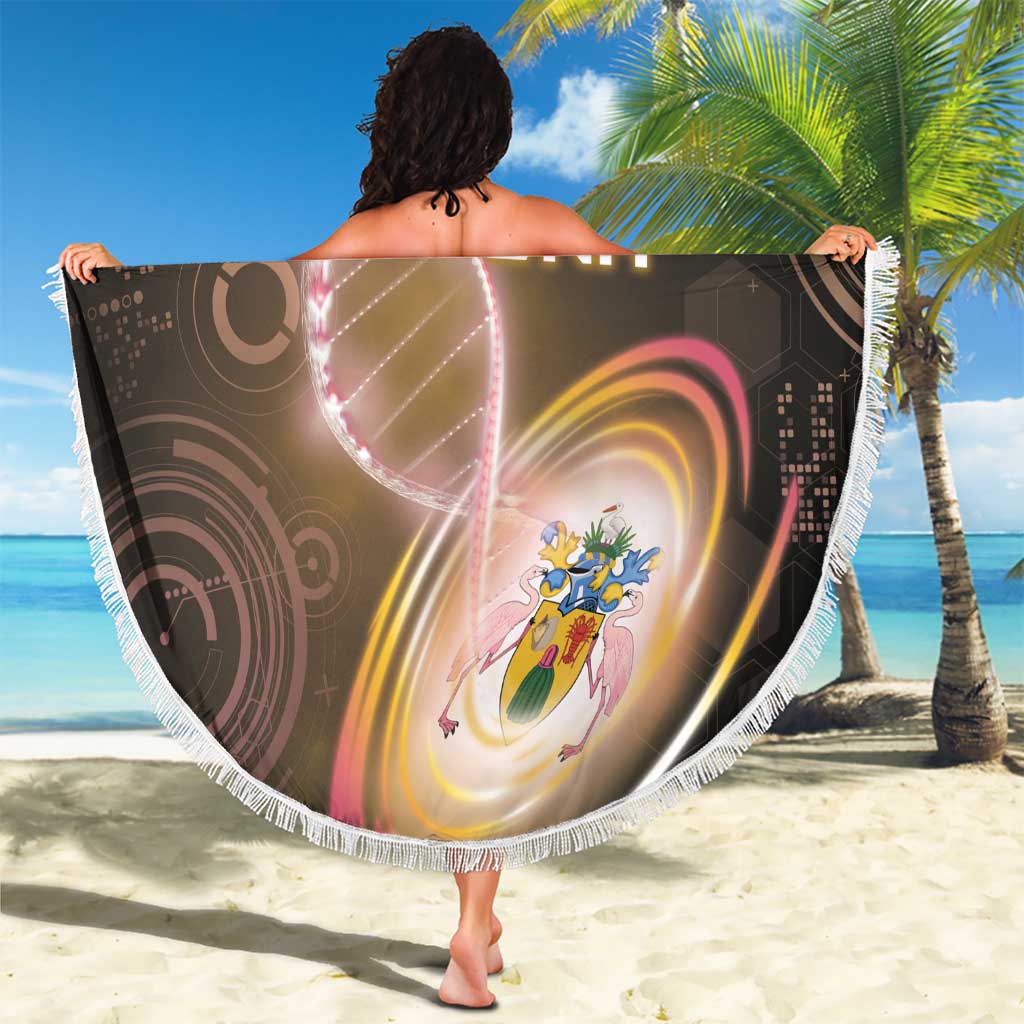 Turks And Caicos Islands Is In My DNA Beach Blanket - Wonder Print Shop